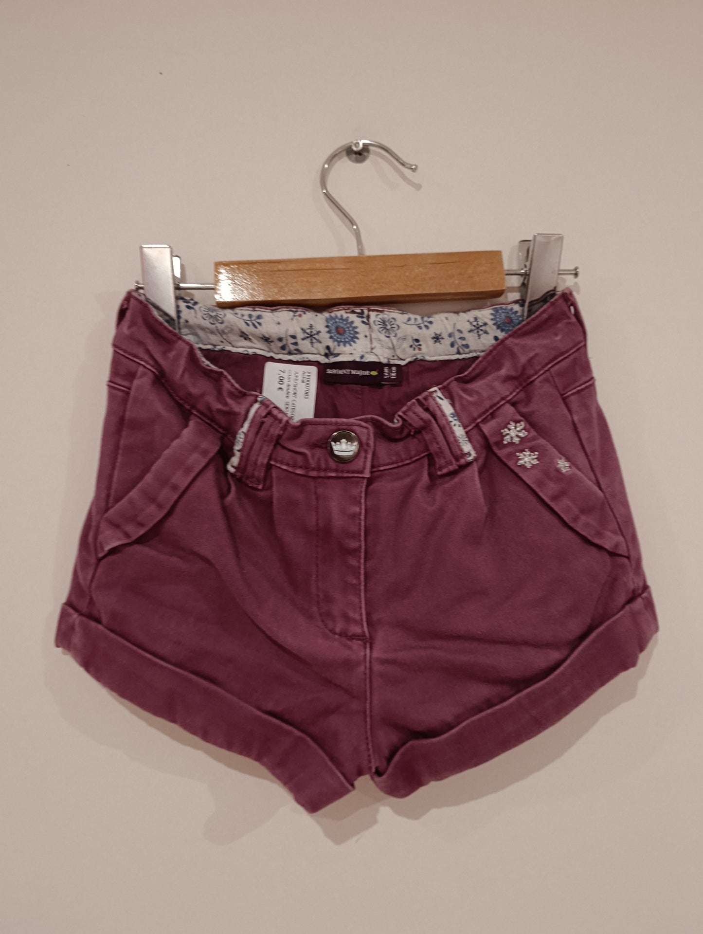 Short SERGENT MAJOR 5 ans