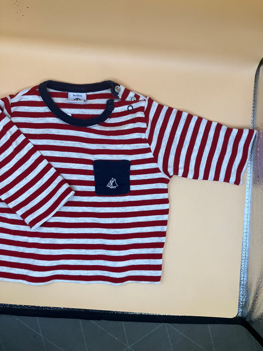 Tee-shirt PETIT BATEAU  3 mois