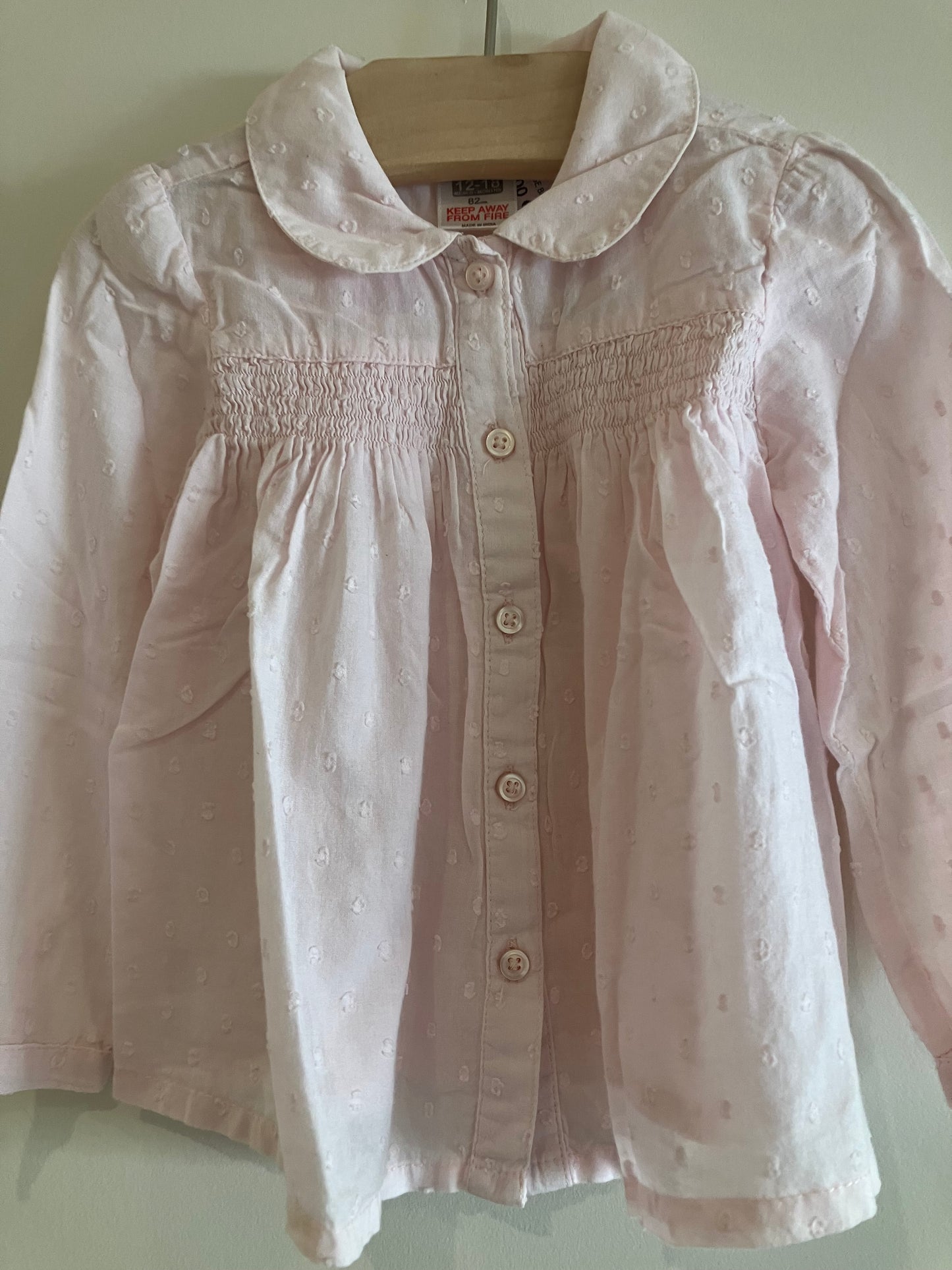 Chemise ZARA 12 mois