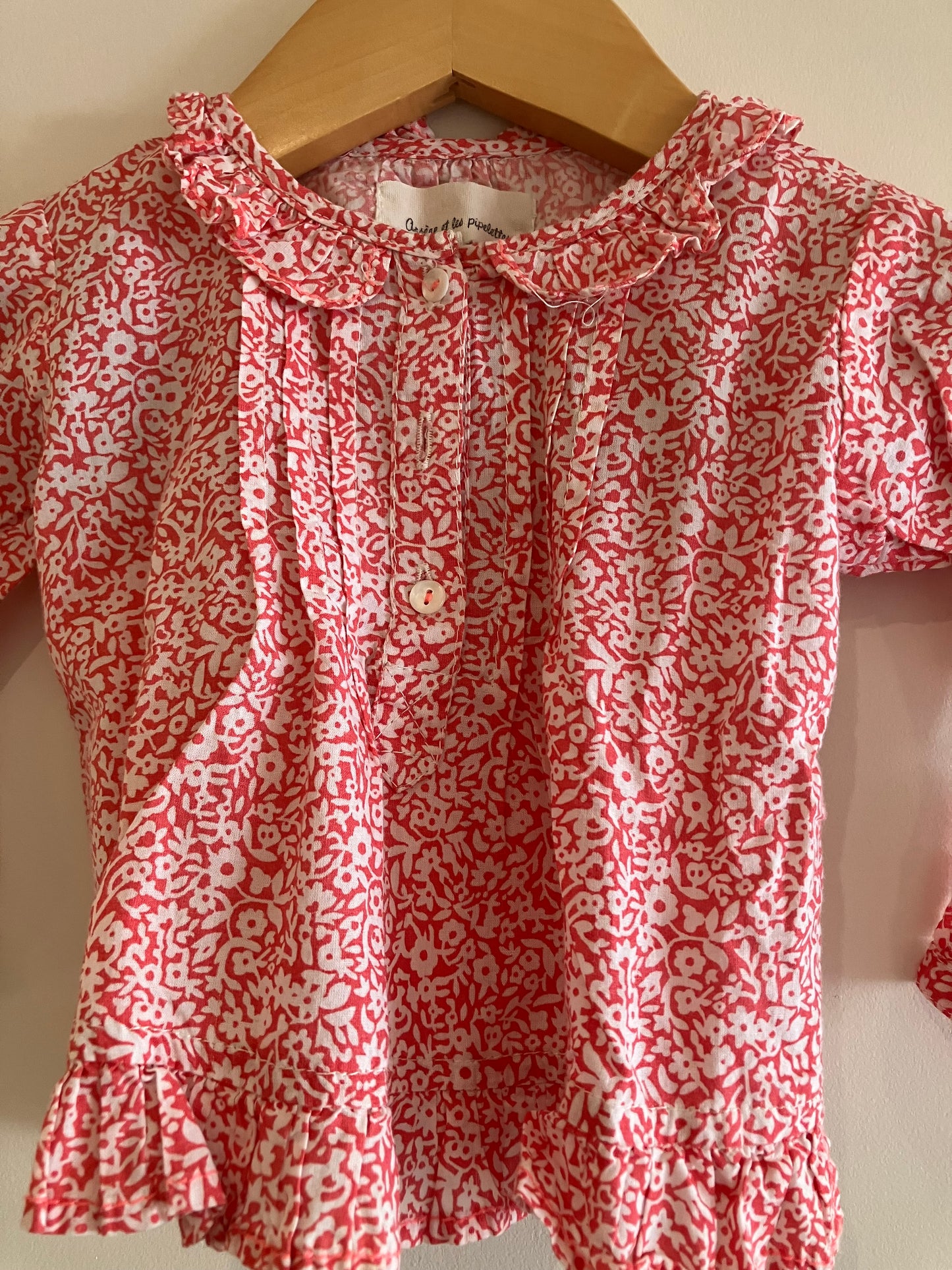 Chemise ARSENE ET LES PIPELETTES  12 mois